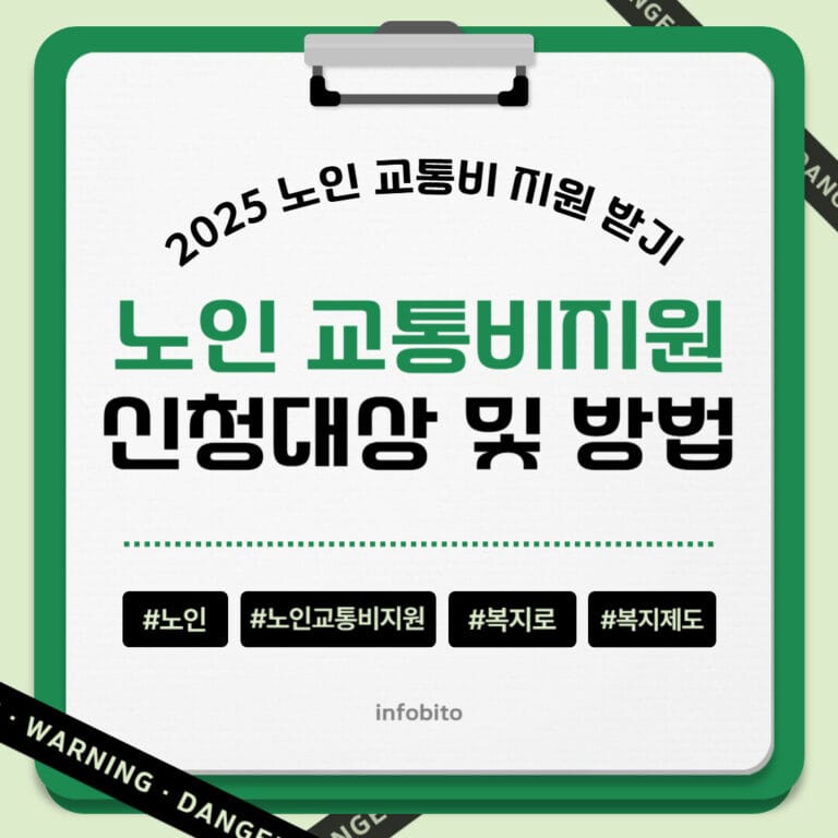 노인 교통비 지원